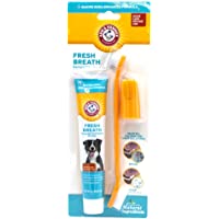 Arm and Hammer Fresh Breath Dental Kit for Pets - Pet Toothbrush and Pet Toothpaste with Baking Soda - Oral Care Dental…