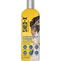 Shed-X Liquid Daily Supplement For Dogs – 100% Natural – EliminatesExcessive Dog Shedding with Daily Supplement of…