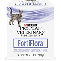 Purina Fortiflora Cat Probiotic Powder Supplement, Pro Plan Veterinary Supplements Probiotic Cat Supplement