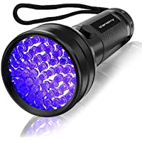 UV Flashlight Black Light , Vansky 51 LED Blacklight Pet Urine Detector for Dog/Cat Urine,Dry Stains,Bed Bug, Matching…