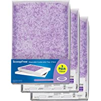 PetSafe ScoopFree Cat Litter Crystal Tray Refills for ScoopFree Self-Cleaning Cat Litter Boxes - 3-Pack - Non-Clumping…