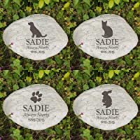 MARYTUMM Personalized Pet Memorial Stone by Waterproof Resin, Custom Pet Stone Markers, Pet Keepsake Gift, Dog Loss Gift…
