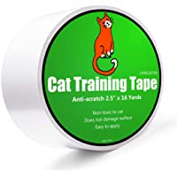Jxselect Anti Scratch Cat Training Tape,8 Pieces XL Large (11.8" x 17") or 3" x30 Yards Large Roll Clear Double Sided…