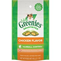 Greenies Feline SMARTBITES Hairball Control, Chicken and Tuna Flavors, All bag sizes