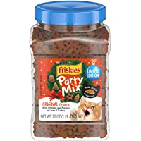 Friskies Party Mix Adult Cat Treats Canisters – Real Chicken #1 Ingredient