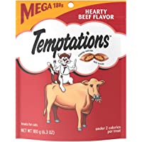 TEMPTATIONS Classic Crunchy and Soft Cat Treats, 6.3 oz. (10 Packs and Single Packs)