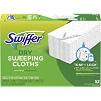 Sweeper Dry Mop Refills for Floor Mopping and Cleaning, All Purpose Floor Cleaning Product, Unscented, 52 Count…