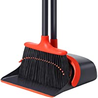 Broom and Dustpan Set for Home, Dustpan and Broom Set, Broom and Dustpan Combo for Office Home Kitchen Lobby Floor Use…