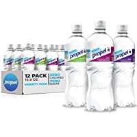 Propel, 3 Flavor Variety Pack, Zero Calorie Sports Drinking Water with Electrolytes and Vitamins C&E, 16.9 Fl Oz (12…