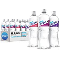Propel, 3 Flavor Variety Pack, Zero Calorie Water Beverage with Electrolytes & Vitamins C&E, 24 Fl Oz/bottle , Pack of…