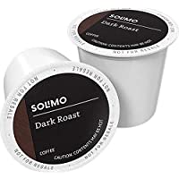 Amazon Brand - 100 Ct. Solimo Dark Roast Coffee Pods, Compatible with Keurig 2.0 K-Cup Brewers