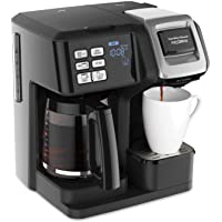 Hamilton Beach 49976 FlexBrew Trio 2-Way Single Serve Coffee Maker & Full 12c Pot, Compatible with K-Cup Pods or Grounds…