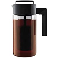 Takeya Patented Deluxe Cold Brew Coffee Maker, 1 qt, Black