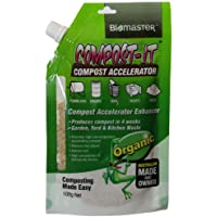 Biomaster Compost-It Compost Accelerator/Starter 100g Spout Pack for All Composting Systems, (100% Natural Concentrate)