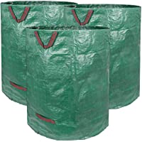 Decorlife 32 Gallon Reusable Waste Bags for Yard, Garden, Lawn. Loading Bags for Leaf, Trash, Debris, Multipurpose Stand…