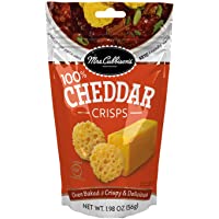 Mrs. Cubbison's Cheese Crisps | Cheddar Flavor | 1.98 Ounce | 100% Real Cheese | Keto Friendly | Great for Snacking and…