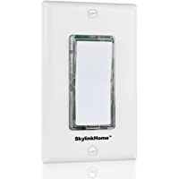 SkylinkHome TB-318 Wireless Stick-on or Wall Mounted Battery Operated Anywhere Wall Light Switch Remote Transmitter