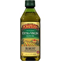 Pompeian Robust Extra Virgin Olive Oil, First Cold Pressed, Full-Bodied Flavor, Perfect for Salad Dressings & Marinades…