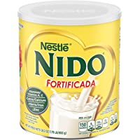 Nestle Nido Instant Dry Whole Milk Powder, Fortificada, 1.76 Pound Can