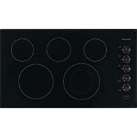 Frigidaire FFEC3625UB 36 Built-in Electric Cooktop with 5 Elements Quick Boil Element Ceramic Glass Cooktop and Hot…