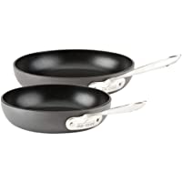 All-Clad E785S264/E785S263 HA1 Hard Anodized Nonstick Dishwasher Safe PFOA Free 8 and 10-Inch Fry Pan Cookware Set, 2…