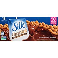 Silk Organic Original Almond Milk, 8 fl OZ (pack of 18)