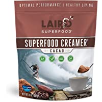 Laird Superfood Non-Dairy Coffee Creamer Cacao, Shelf-Stable Superfood Non-Dairy Powder Creamer, Gluten Free, Non-GMO…