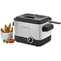 Cuisinart CDF-100 Compact 1.1-Liter Deep Fryer, Brushed Stainless Steel - Silver