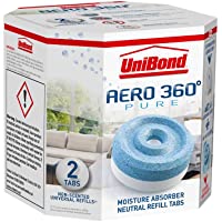 UniBond Aero 360 Moisture Absorber Neutral Refill Tabs - Pack of 2