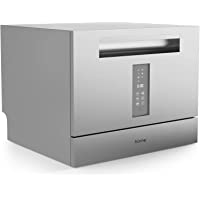 hOmeLabs Digital Countertop Dishwasher with 6 Place Settings - Energy Star Certified with 7 Programs - with Dish Rack…