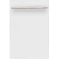 ZLINE 18 in. Compact Top Control Dishwasher in White 120-Volt with Stainless Steel Tub and Modern Style Handle