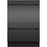 Fisher Paykel DD24DDFTB9N 24 Inch Black Stainless Steel Double Drawer Fully Integrated Dishwasher