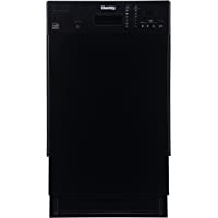 Danby 18 Inch Built in Dishwasher, 8 Place Settings, 6 Wash Cycles and 4 Temperature + Sanitize Option, Energy Star…