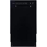 EdgeStar BIDW1802BL 18 Inch Wide 8 Place Setting Energy Star Rated Built-In Dishwasher