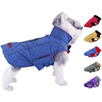 ThinkPet Dog Cold Weather Coats - Cozy Waterproof Windproof Reversible Winter Dog Jacket, Thick Padded Warm Coat…