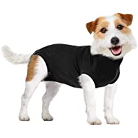 Suitical Recovery Suit for Dog, Black