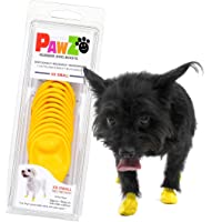 PawZ Dog Boots | Rubber Dog Booties | Waterproof Snow Boots for Dogs | Paw Protection for Dogs | 12 Dog Shoes per Pack…