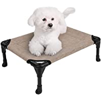 Veehoo Cooling Elevated Dog Bed, Portable Raised Pet Cot with Washable & Breathable Mesh, No-Slip Rubber Feet for Indoor…