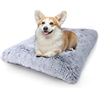 Vonabem Dog Bed Crate Pad, Deluxe Plush Soft Pet Beds, Washable Anti-Slip Dog Crate Bed for Large Medium Small Dogs and…