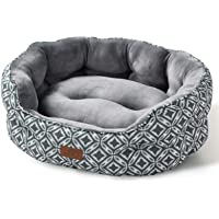 Bedsure Small Dog Bed for Small Dogs Washable - Cat Bed for Indoor Cats, Round Super Soft Plush Flannel Puppy Beds, Slip…