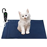 RIOGOO Pet Heating Pad, Electric Heating Pad for Dogs and Cats Indoor Warming Mat with Auto Power Off