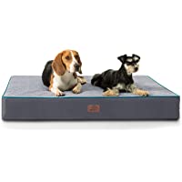 Bedsure Orthopedic Memory Foam Dog Bed for Large Dogs up to 75/100lbs, (3.5-4 inches Thick) Pet Bed Mattress with…