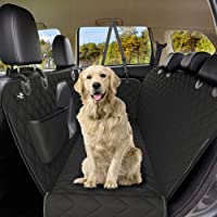 Active Pets Dog Seat Cover with Mesh Window, 100% Waterproof Durable Dog Hammock Car Seat Covers for Dogs Non Slip…