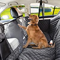 Vailge Dog Seat Cover for Back Seat, 100% Waterproof Dog Car Seat Covers with Mesh Window, Scratch Prevent Antinslip Dog…