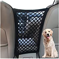 DYKESON Dog Car Net Barrier Pet Barrier with Auto Safety Mesh Organizer Baby Stretchable Storage Bag Universal for Cars…