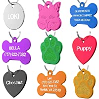 Dr. Fremont's Pet ID Tag Custom for Dog Cat Personalized | Many Shapes and Colors to Choose from | Made in USA | Strong…