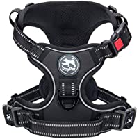 PoyPet No Pull Dog Harness, No Choke Front Lead Dog Reflective Harness, Adjustable Soft Padded Pet Vest with Easy…