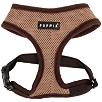 Puppia Soft Dog Harness No Choke Over-The-Head Triple Layered Breathable Mesh Adjustable Chest Belt and Quick-Release…