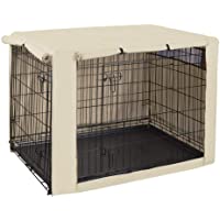 HiCaptain Double Door Dog Crate Cover(Fits 22 24 30 36 42 48 inches Wire Crate)