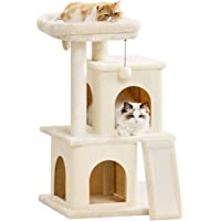Lesure Cat Tree for Indoor Cats - Large Cat Tower Condos with Scratching Post and Platform, Multi-Level Pet Play House…